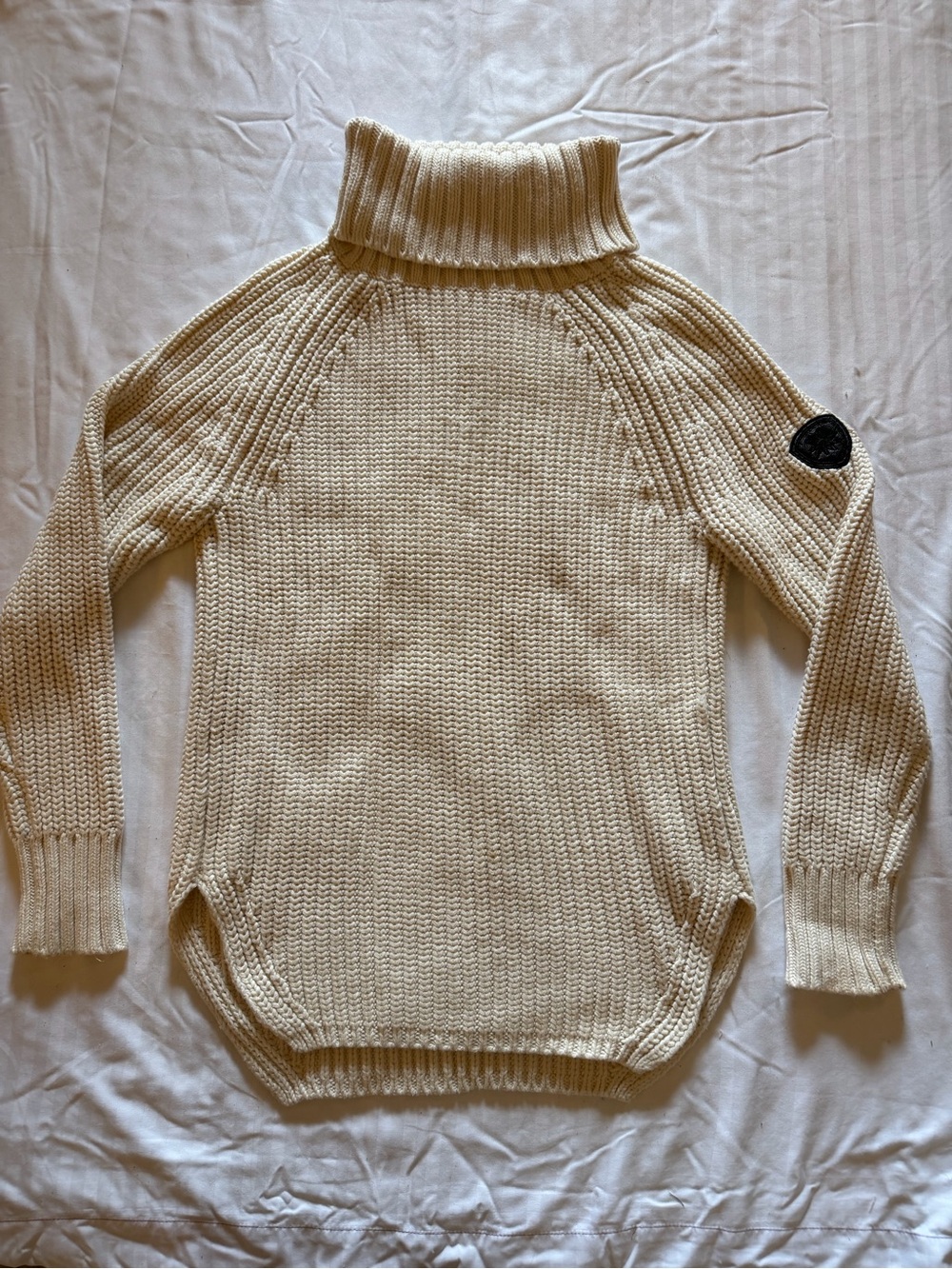 Alp N Rock Cream Chunky Turtleneck Sweater